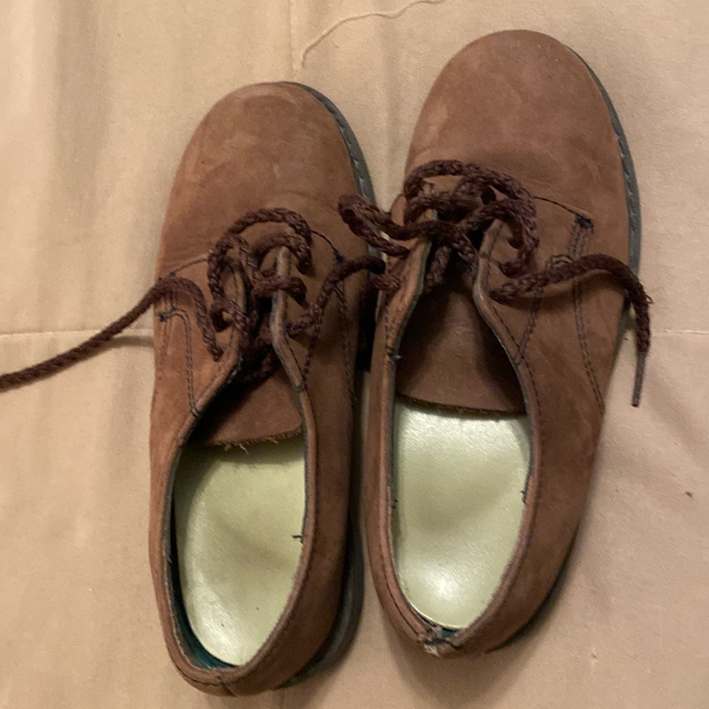 Nice slightly used boys shoe’s Leather uppers bottoms man made. Size 12 …